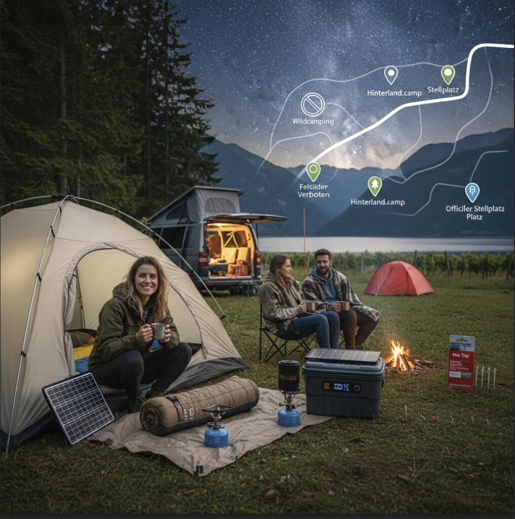 Anfänger Camping zu welcher Gruppe gehörst du? Zelt oder Van