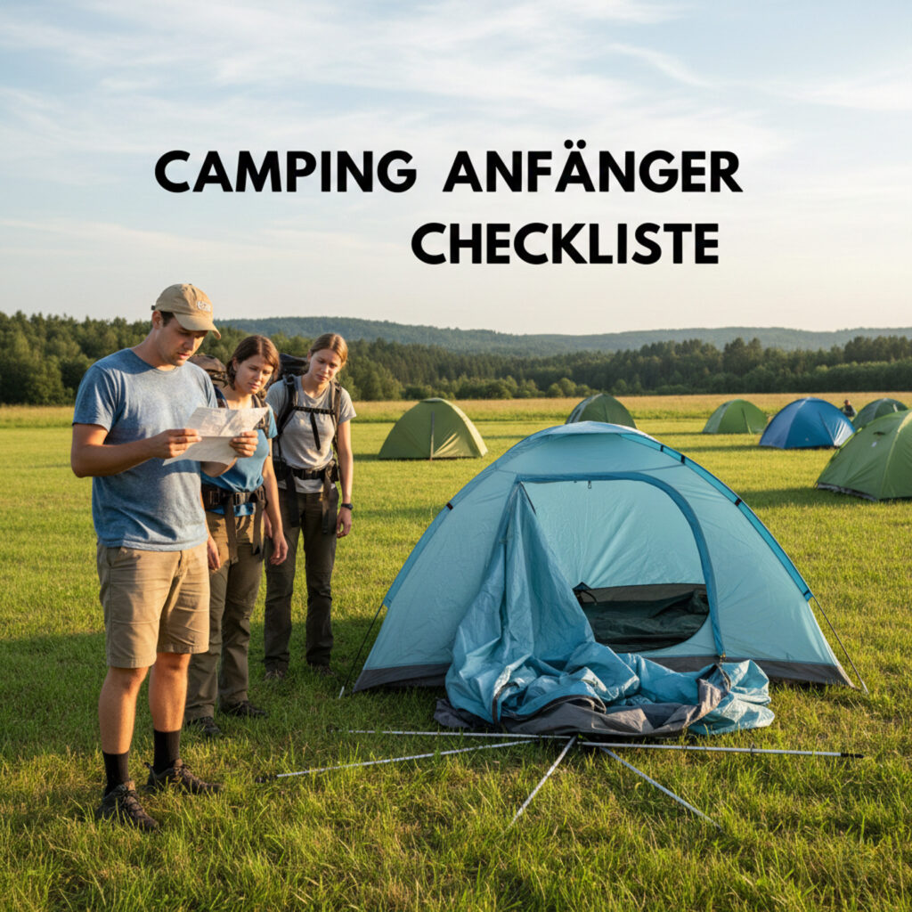 Camping Zelt Aufbau